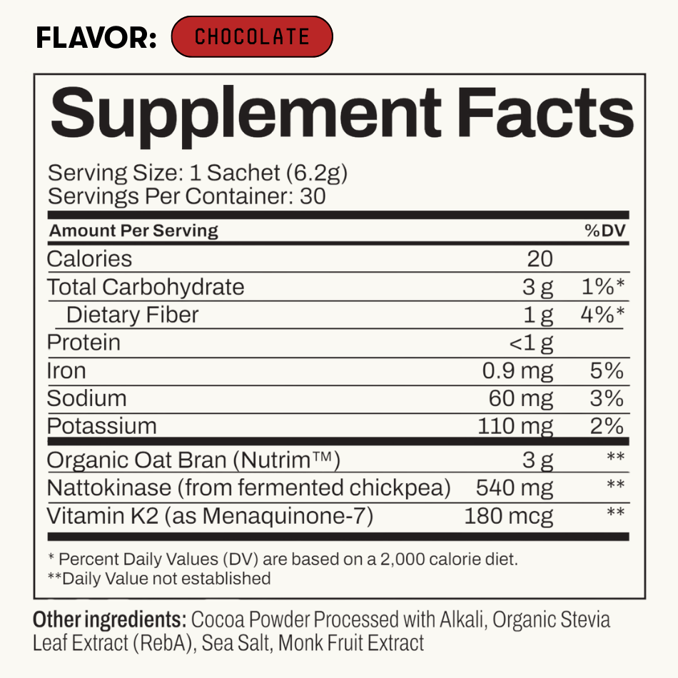 Toku Flow 10,800 FU Nattokinase Supplement | Soy Free Powder