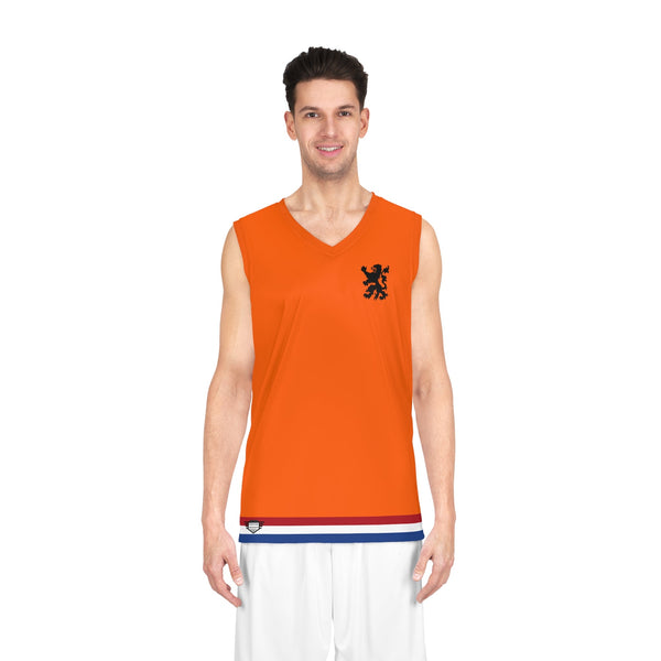 I'm Dutch and I Know Things - Vibrant Basketball Jersey, Fun Sportswear for Fans, Dutch Pride, Game Day Attire, Gift for Athletes, Festival Apparel