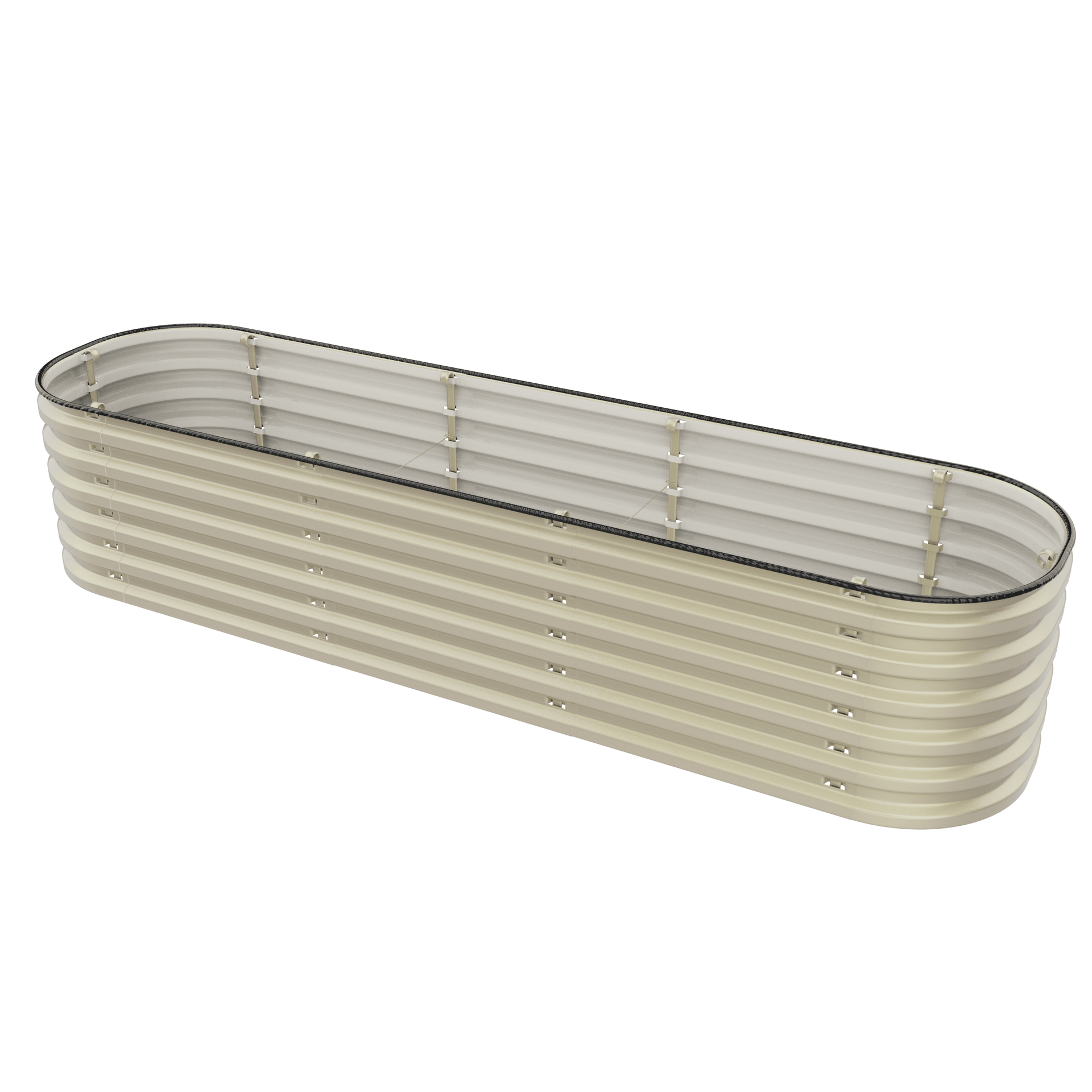 Gro-Rite "No Tools Needed" Premium Metal Raised Garden Bed Kit