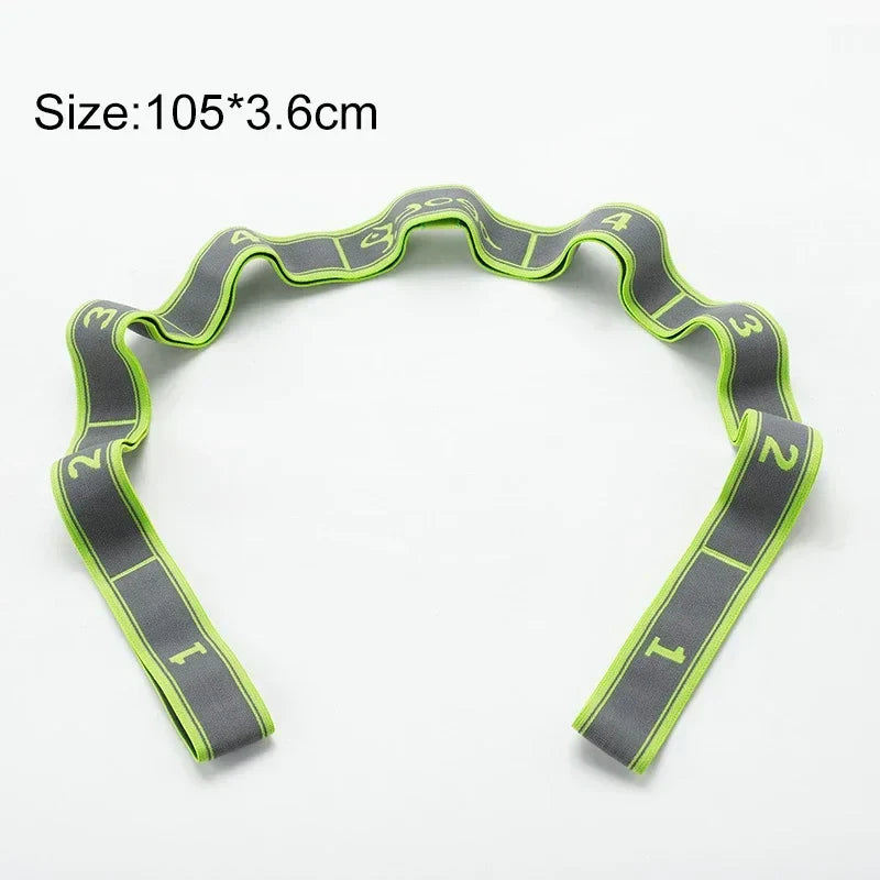Yoga Pull Strap Belt | Elastic Resistance Band for Pilates and Dance Stretching